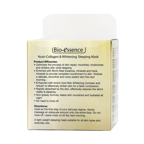 Bio-essence Bird's Nest & Whitening Sleeping Mask 60g