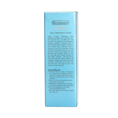 Bio-essence Hydra Tri-Action Aqua Refreshing Toner 100ml