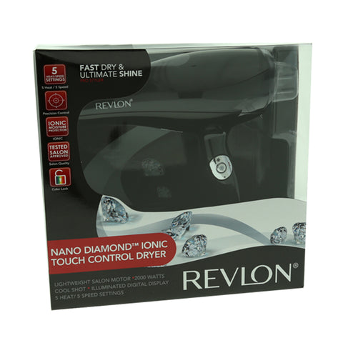 Revlon Nano Diamond Ionic Touch Control Dryer 1pcs