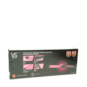 Vidal Sassoon iPink 25MM Wet/Dry Tourmaline CeramicCurling Iron 1pcs