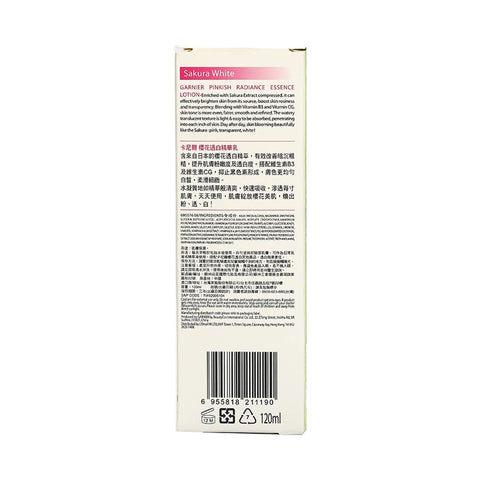 Garnier Sakura White Pinkish Radiance Essence Lotion 120ml