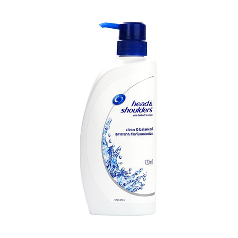 Head & Shoulders Clean & Balanced Shampoo 720ml