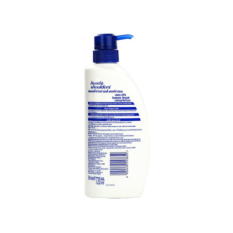 Head & Shoulders Lemon Fresh Shampoo 720ml