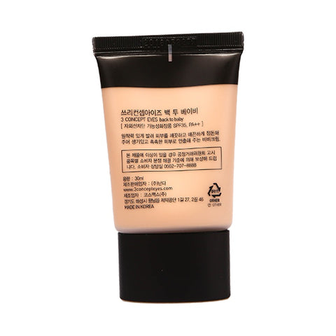 3CE Back To Baby BB Cream 30ml