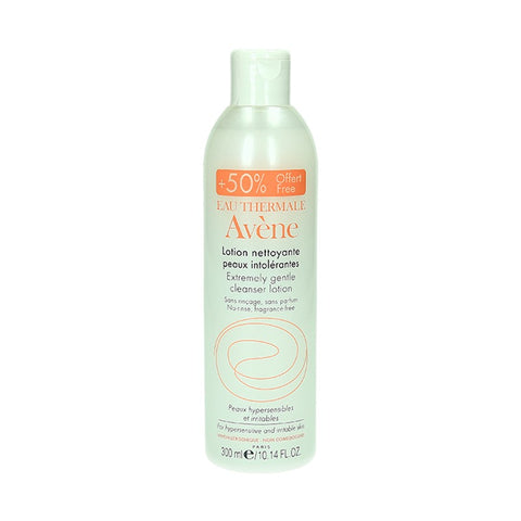 Avene Lotion Nettoyante Peaux Intolerantes (Extremely Gentle Cleanser Lotion) 300ml Limited Edition