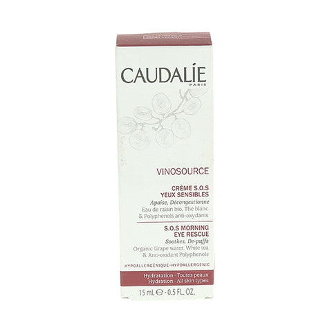 Caudalie Vinosource Creme S.O.S Yeux Sensibles (S.O.S Morning Eye Rescue) 15ml