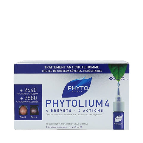 Phyto Phytolium4 Traitement Antichute Homme (Hairloss Treatment For Men) 12x3.5ml