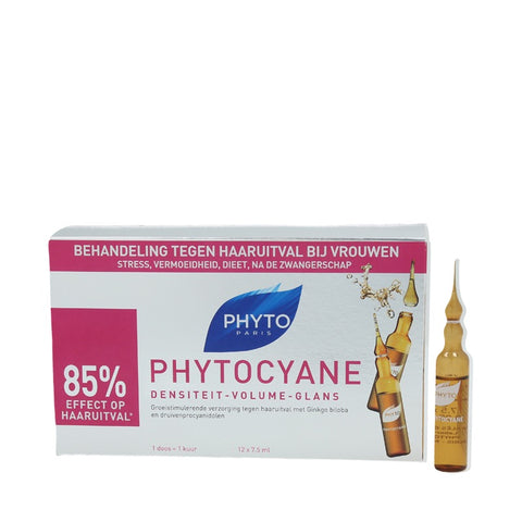 Phyto Phytocyane Traitement Antichute Femme (Hairloss Treatment For Women) 12x7.5ml