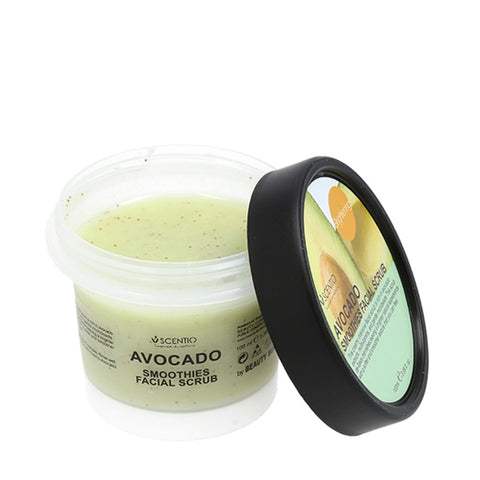 Scentio Facial Scrub Avocado Brightening Smoothies 100ml