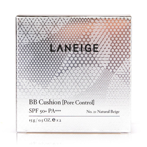 Laneige BB Cushion with Refill SPF50+ PA+++ # 23 Sand Beige 15+15g