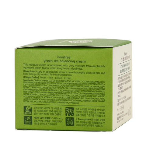 Innisfree Green Tea Balancing Cream 50ml