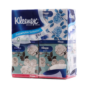 Kleenex Facial Tissue Floral Cube 4×45pcs