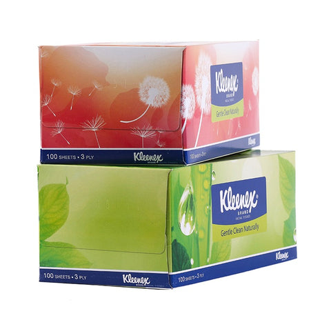 Kleenex Facial Tissue Natural Box 5×100pcs