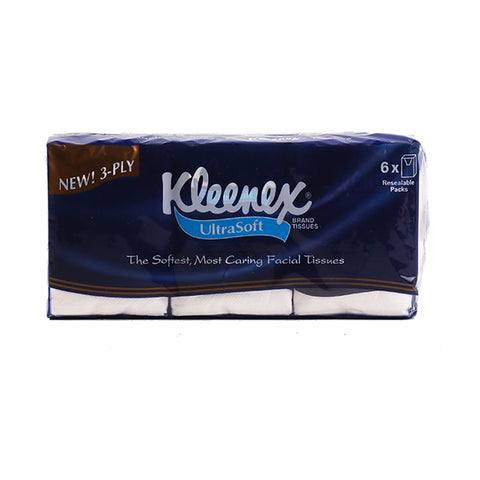 Kleenex Hankey Pack Facial Tissue 6×9pcs