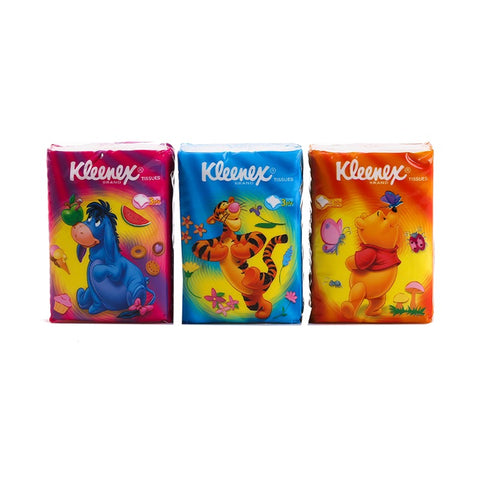 Kleenex Hankey Pack Facial Tissue Pooh 6×9pcs