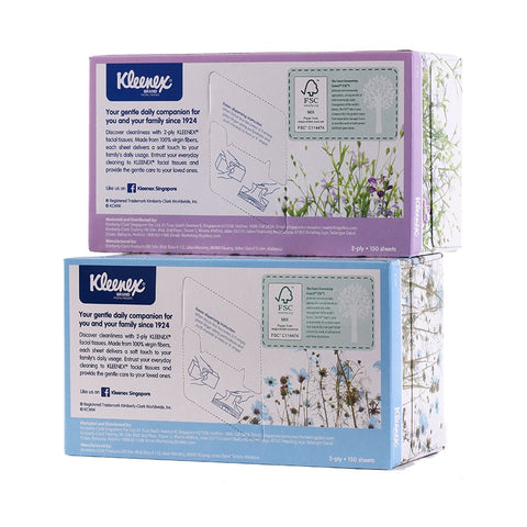 Kleenex Facial Tissue Garden 5×150pcs