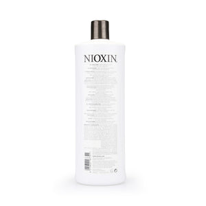 Nioxin Cleanser Shampoo 1  Normal to Thin-Looking Fine Hair 1ltr