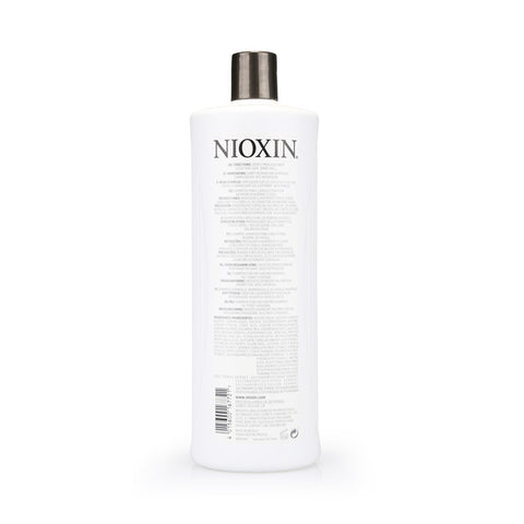 Nioxin Cleanser Shampoo 1  Normal to Thin-Looking Fine Hair 1ltr