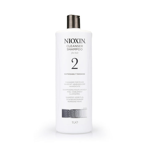 Nioxin Cleanser Shampoo 2 Noticeably Thinning Fine Hair 1ltr