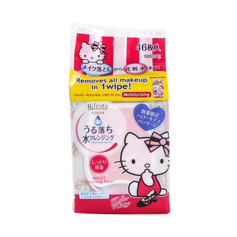 Bifesta Hello Kitty Cleansing Sheets Moist 46sheet