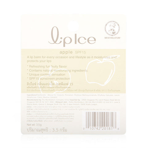 Mentholatum LipIce SPF15 Apple 3.5g