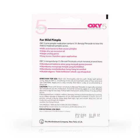 OXY 5 Acne Pimple Medication 10g