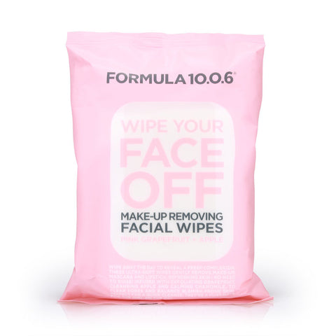 Formula 10.0.6 Wipe Your Face Off Make-up Removing Facial Wipes 25pcs