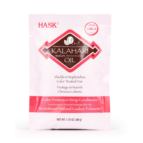 HASK Kalahari Melon Oil Color Protection Deep Conditioner Pack 50g