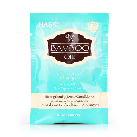 HASK Bamboo Oil Strengthening Deep Conditioner Pack 50g