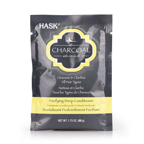 HASK Charcoal with Citrus Oil Purifying Deep Conditioner Pack 50g