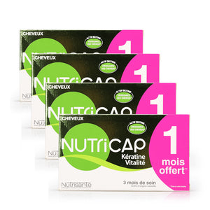 Nutricap Keratin Vitality Capsule 90x4caps (3+1 bundle)