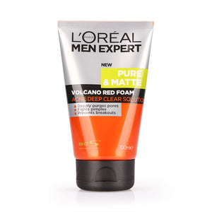 L'Oreal Paris Men Expert Pure & Matte Volcano Red Foam 100ml