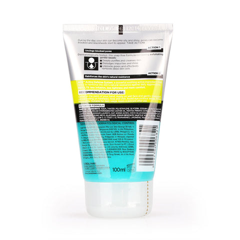 L'Oreal Paris Men Expert Pure & Matte Anti-Blocked Pores Exfoliating Gel Scrub 100ml