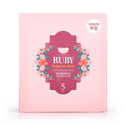 Koelf Ruby Bulgarian Rose Hydro Gel Mask Pack 5sheets