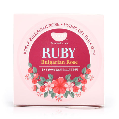 Koelf Ruby Bulgarian Rose Hydro Gel Eye Patch 60sheets