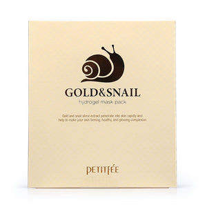 Petitfee Gold & Snail Hydrogel Mask Pack 5sheets