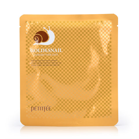 Petitfee Gold & Snail Hydrogel Mask Pack 5sheets