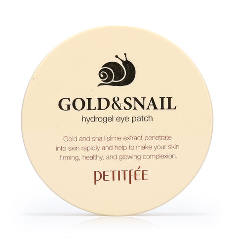 Petitfee Gold & Snail Hydrogel Eye Patch 60sheets