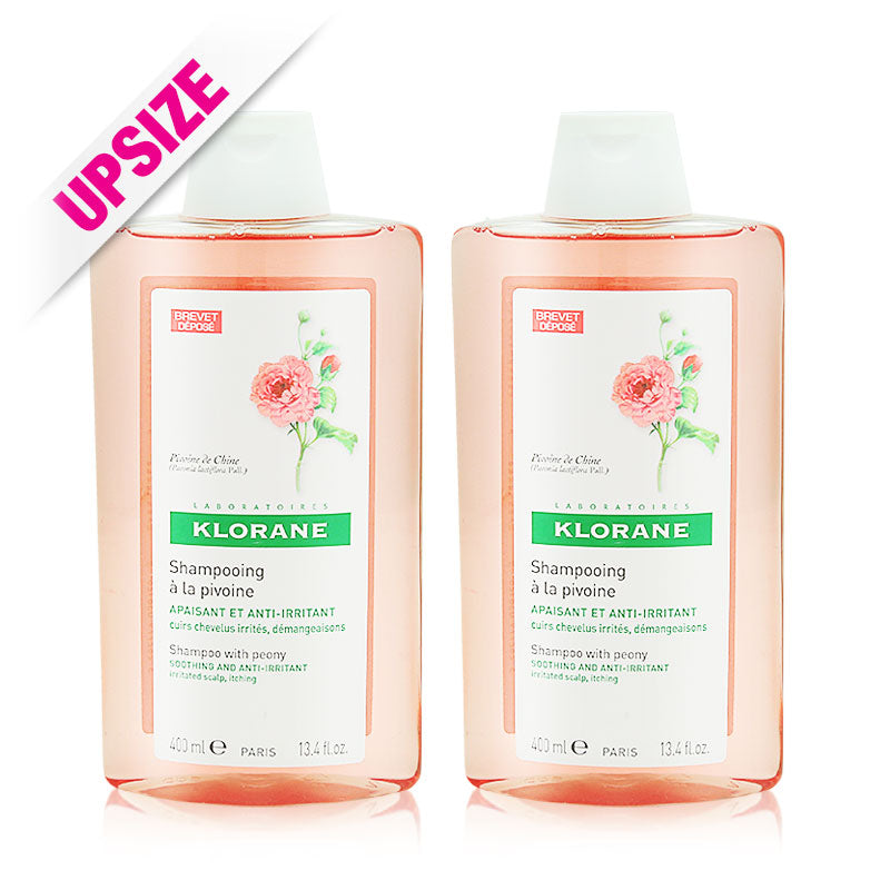 Klorane Shampoo with Peony 400mlx2