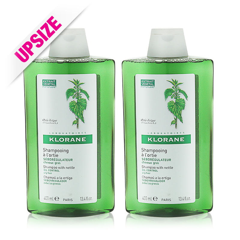 Klorane Shampoo with Nettle 400mlx2