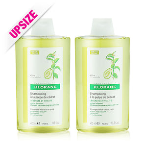 Klorane Shampoo with Citrus Pulp 400mlx2