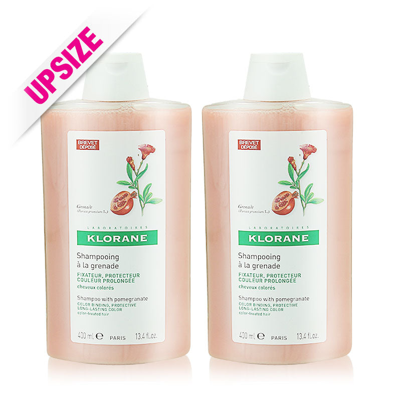 Klorane Shampoo with Pomgranate 400mlx2