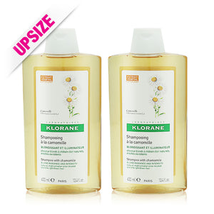 Klorane Shampoo with Chamomille 400mlx2