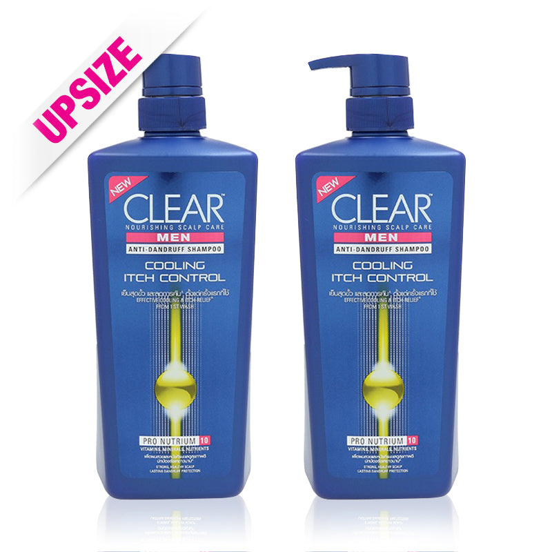 Clear Men Anti-Dandruff Nourishing Shampoo Cooling Itch Control 700mlx2