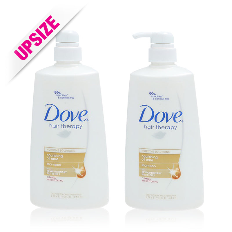 Dove Hair Therapy Nourishing Oil Care Shampoo 700mlx2