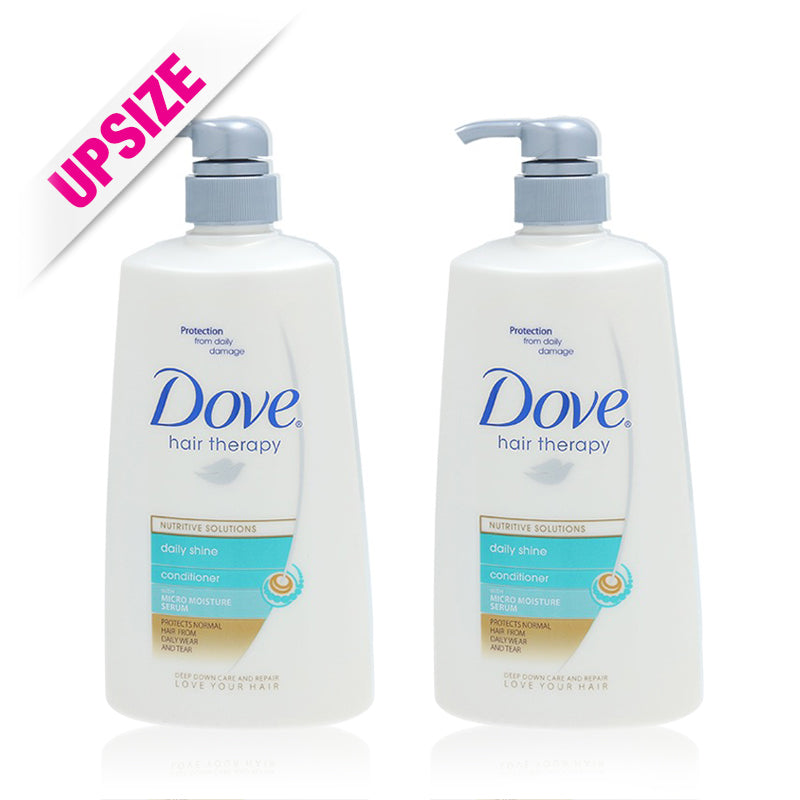 Dove Hair Therapy Daily Shine Conditioner 700mlx2