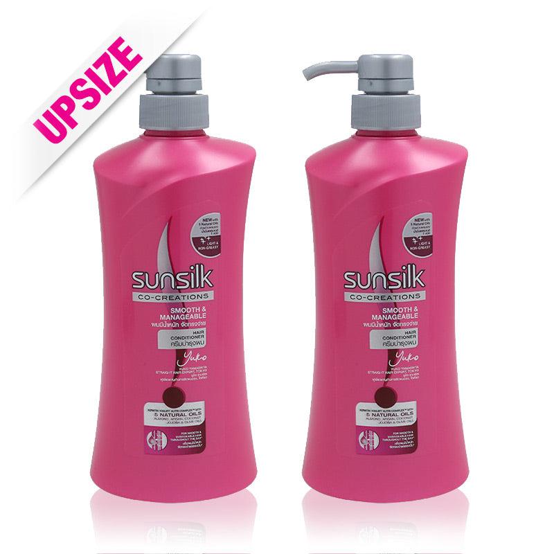 Sunsilk Smooth & Manageable Hair Conditioner 650mlx2