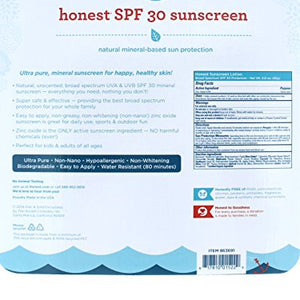 The Honest Company Honest Sunscreen Lotion SPF 30 2-pack 3.0oz