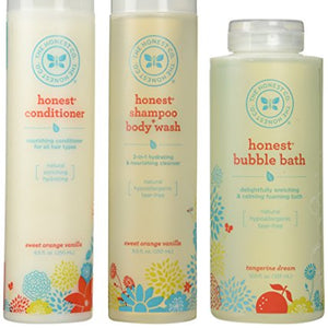 The Honest Company Shampoo & Body Wash, Conditioner, and Bubble Bath Variety Pack