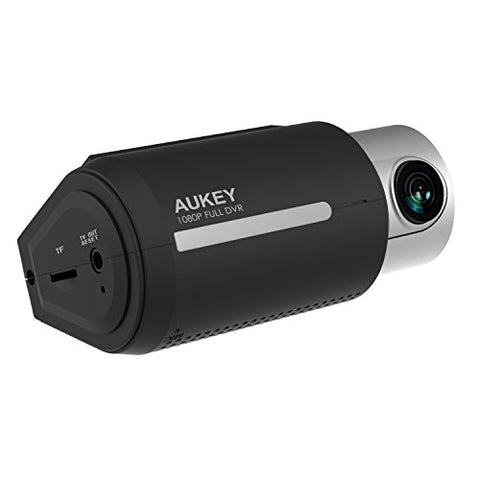 AUKEY Dash Cam, HD 1080P Real View Rotatable Car DVR with Wi-Fi, Mini Covert Versatile Video Camera with G-Sensor WDR